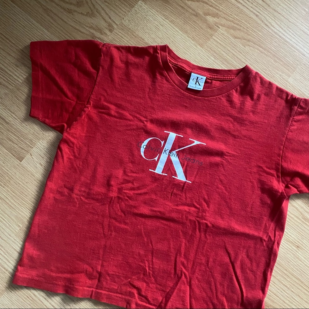 VINTAGE CALVIN KLEIN JEANS SINGLE STITCH TEE
